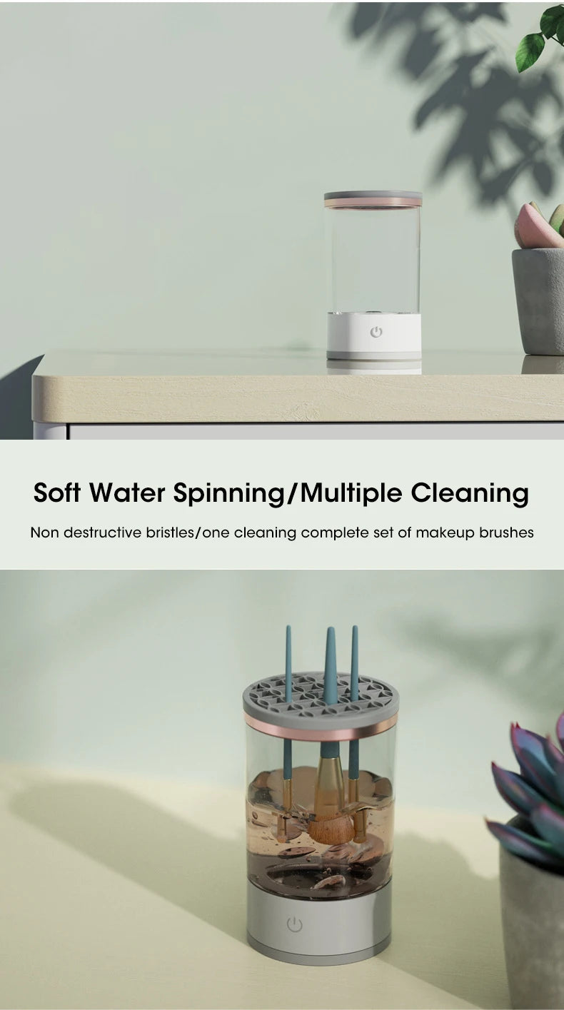 3 in 1 Electric Make Up Brush Cleaner