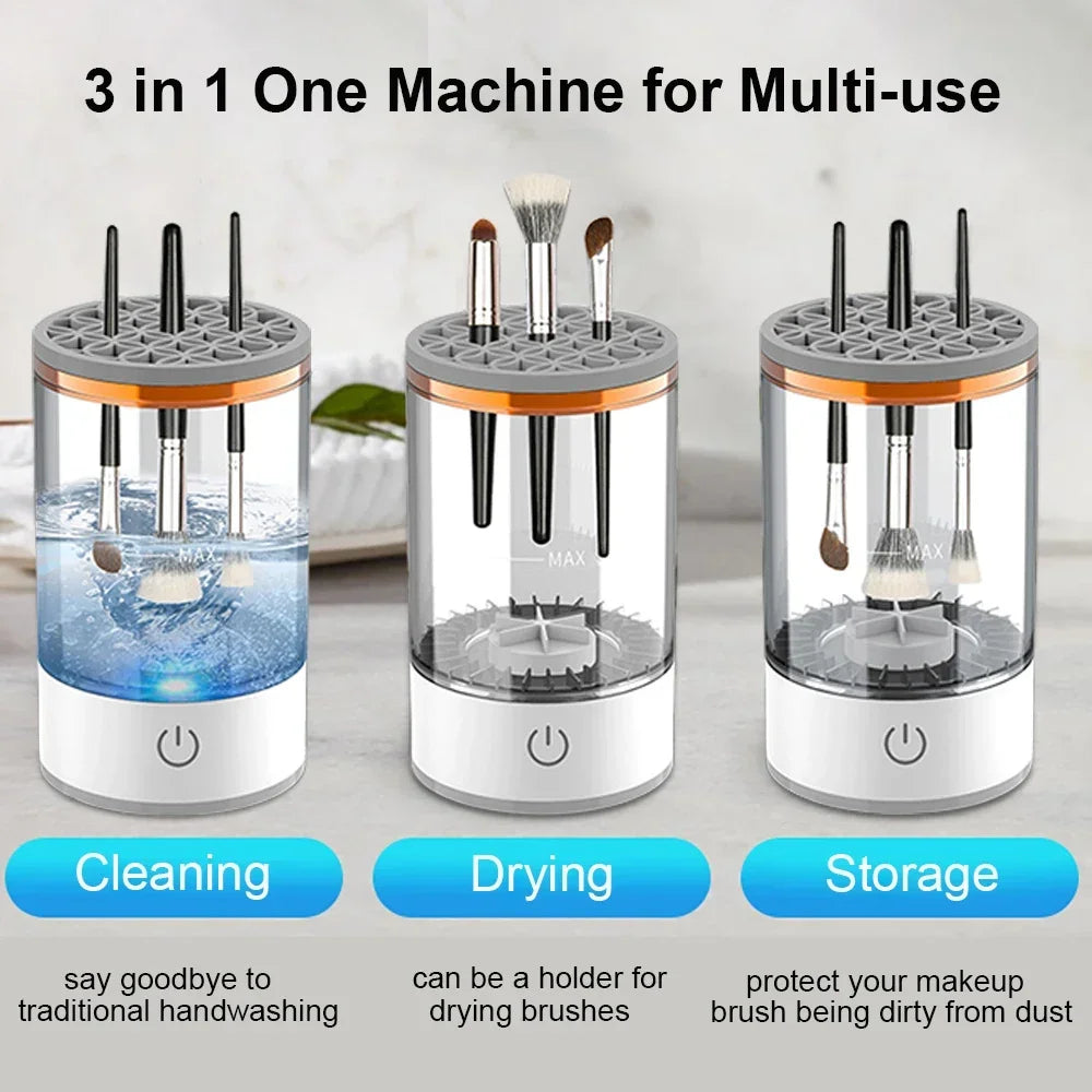 3 in 1 Electric Make Up Brush Cleaner