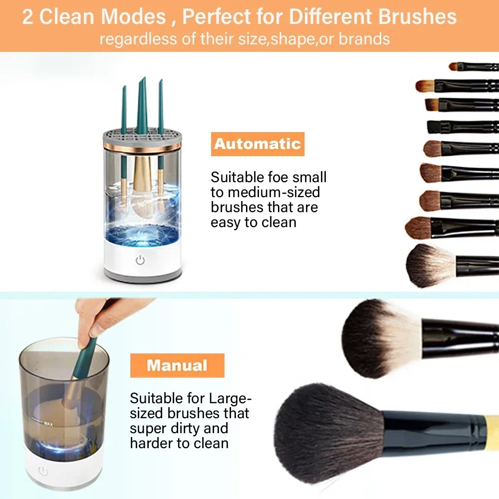 3 in 1 Electric Make Up Brush Cleaner
